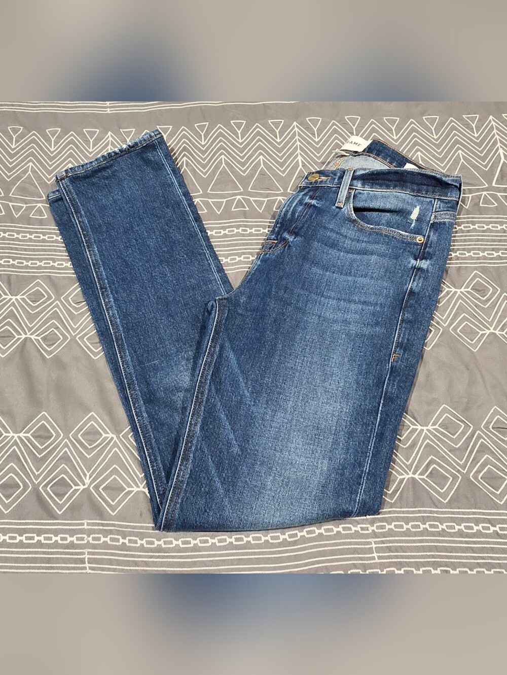 FRAME Le Nik Low Slung Jeans In Moma Size 26